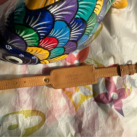 ❤️ Louis Vuitton Vachetta Porte Address Bracelet/Medical Alert/Luggage tag - Picture 14 of 17